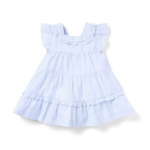 Baby Striped Ruffle Dress