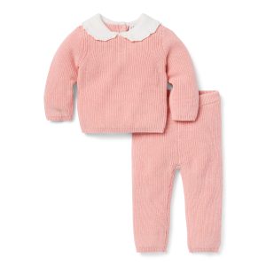 Baby Crochet Collar Matching Set