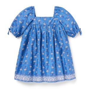 Floral Border Dress
