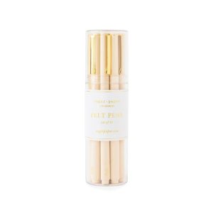 Pale Pink Bulk Felt Pen Set (Set of 12)