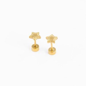 Beaded Star Earring