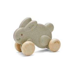 PUSH ALONG BUNNY-GRAY