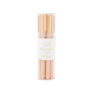 Solid Rose Bulk Felt Pen Set (Set of 12)
