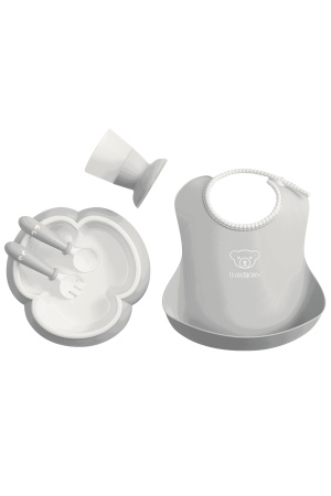 Baby Dinner Set, Gray