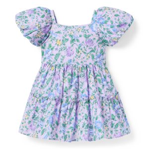 Floral Puff Sleeve Dress