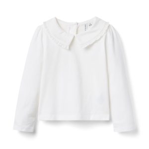 Ruffle Collar Top
