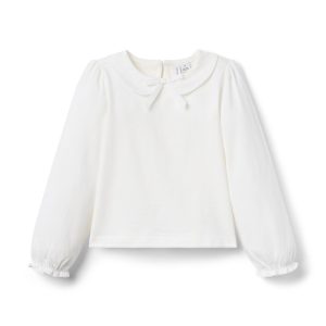 Bow Collared Top