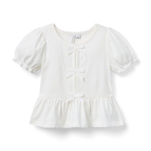 Bow Peplum Top