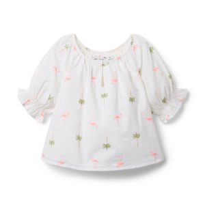 Flamingo Palm Top