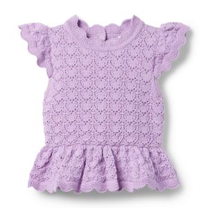 Crochet Peplum Top